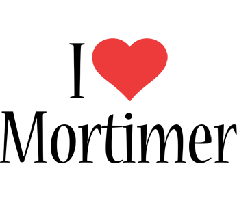 Mortimer i-love logo