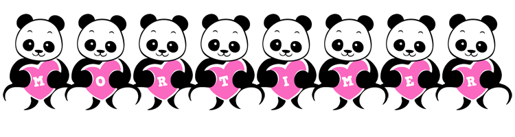 Mortimer love-panda logo