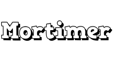Mortimer snowing logo