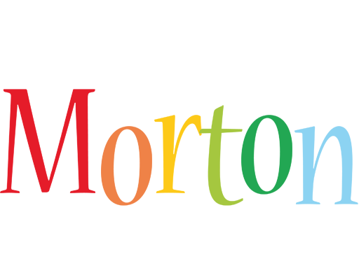 Morton birthday logo