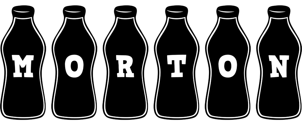 Morton bottle logo
