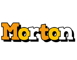 Morton cartoon logo