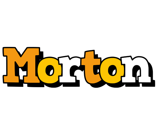 Morton cartoon logo