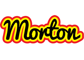 Morton flaming logo