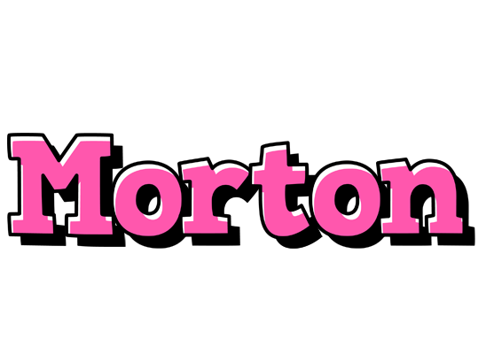 Morton girlish logo