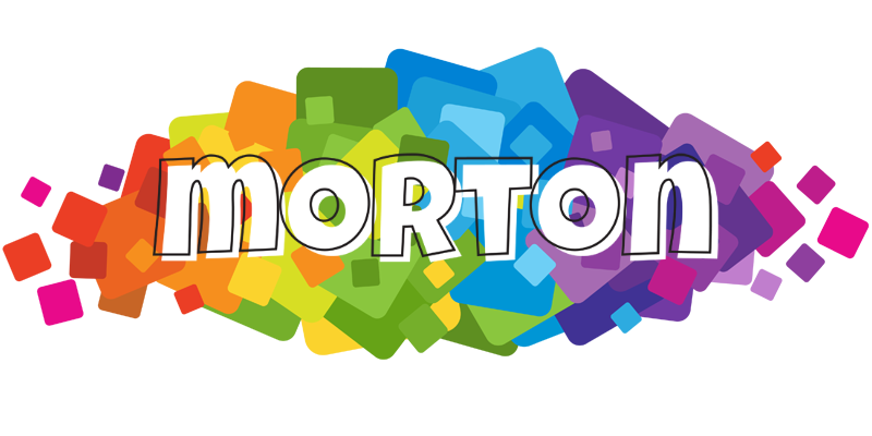 Morton pixels logo