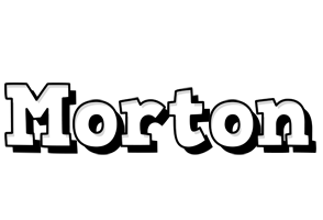 Morton snowing logo