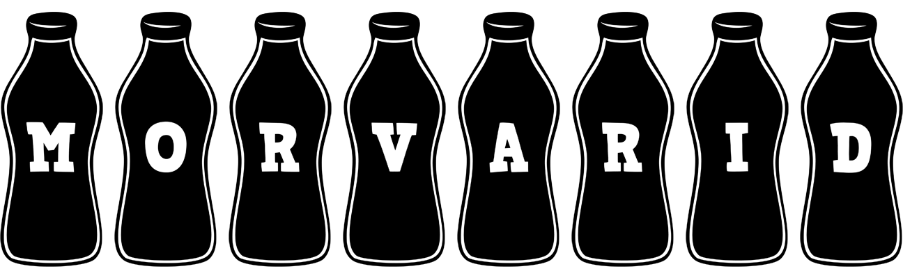 Morvarid bottle logo