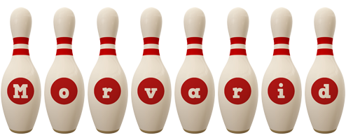 Morvarid bowling-pin logo