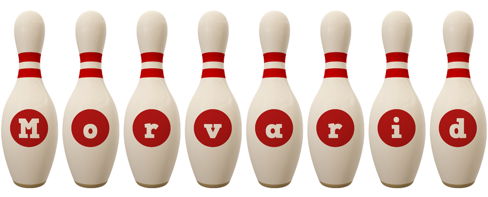Morvarid bowling-pin logo