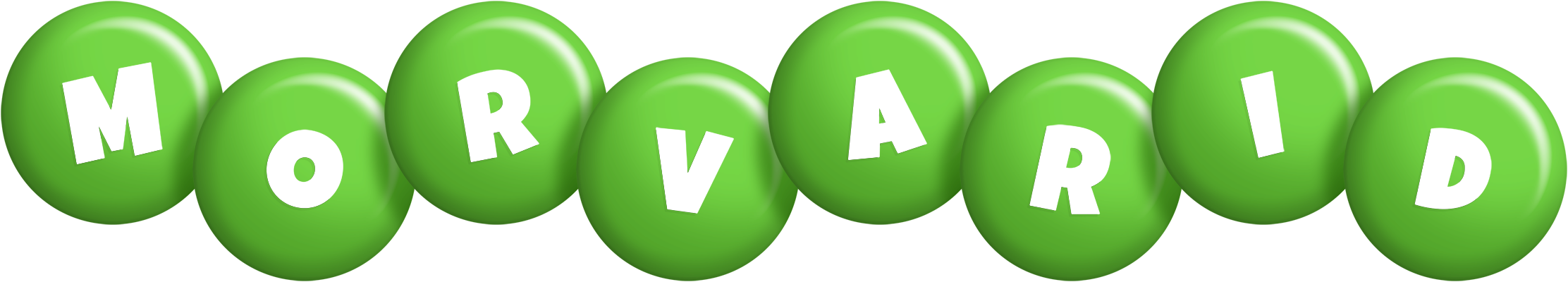 Morvarid candy-green logo