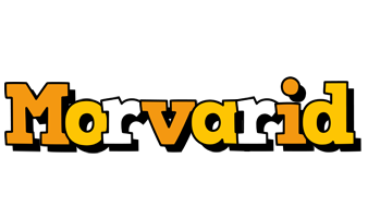 Morvarid cartoon logo