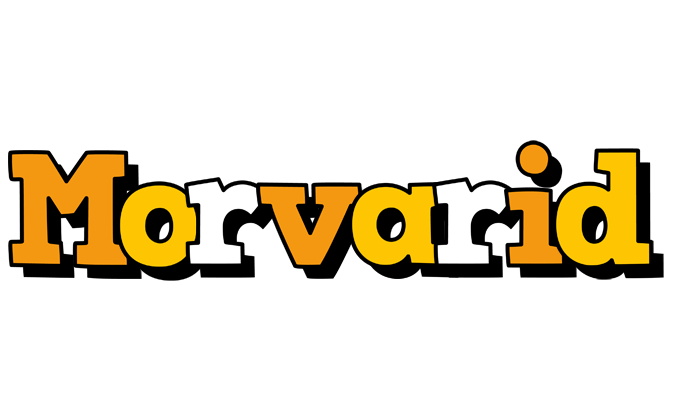 Morvarid cartoon logo