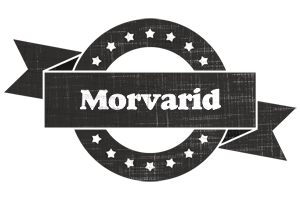 Morvarid grunge logo