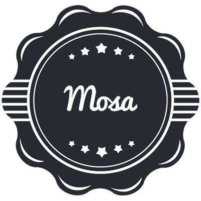 Mosa badge logo