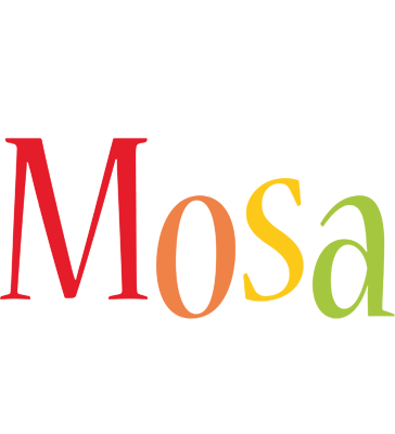 Mosa birthday logo