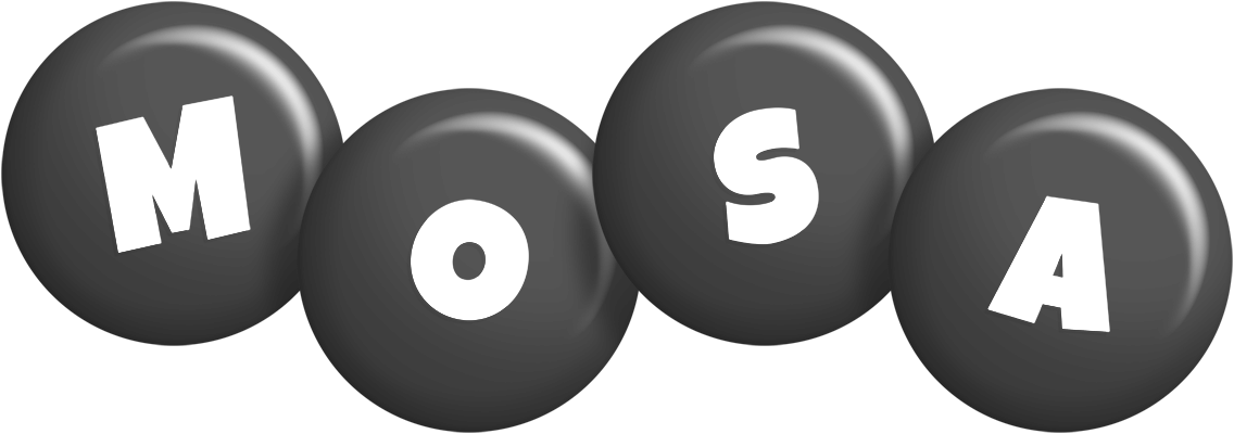 Mosa candy-black logo
