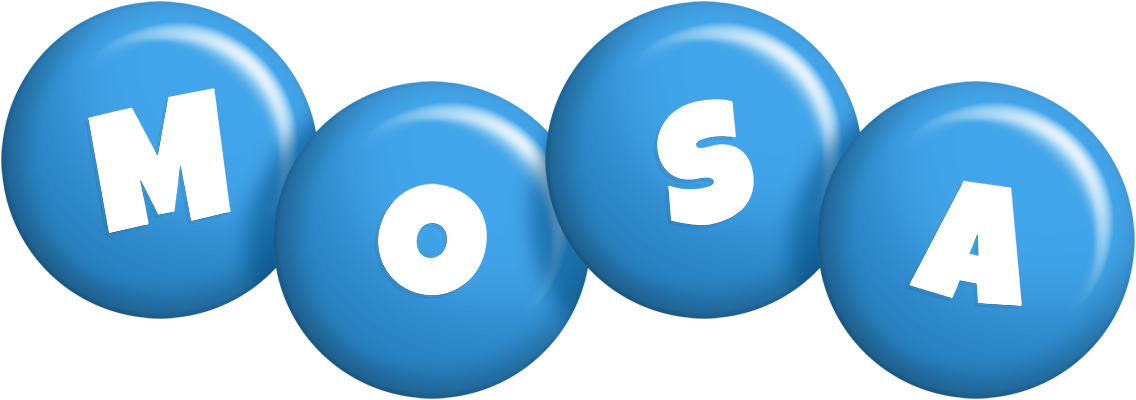 Mosa candy-blue logo