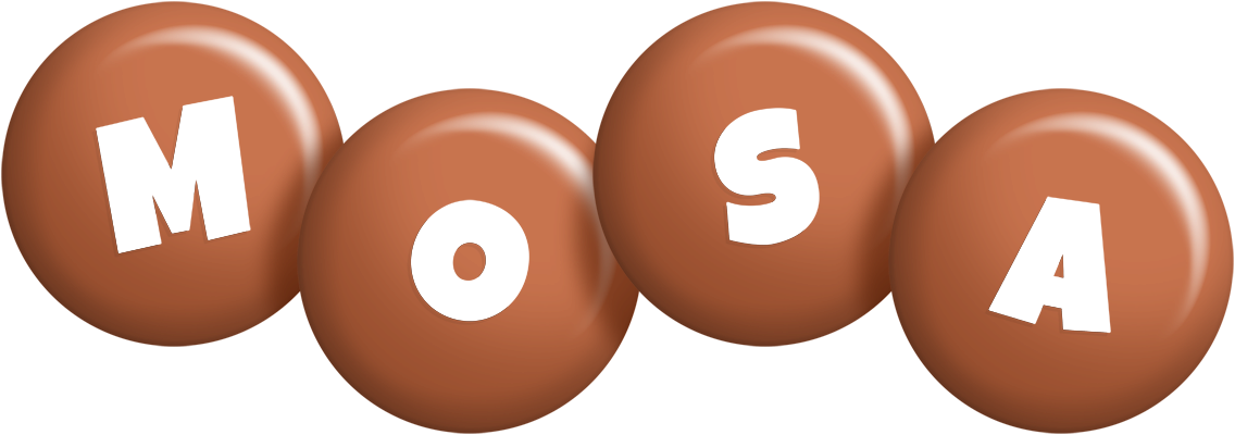 Mosa candy-brown logo