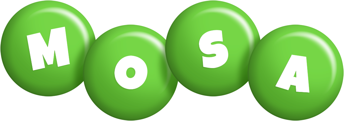 Mosa candy-green logo