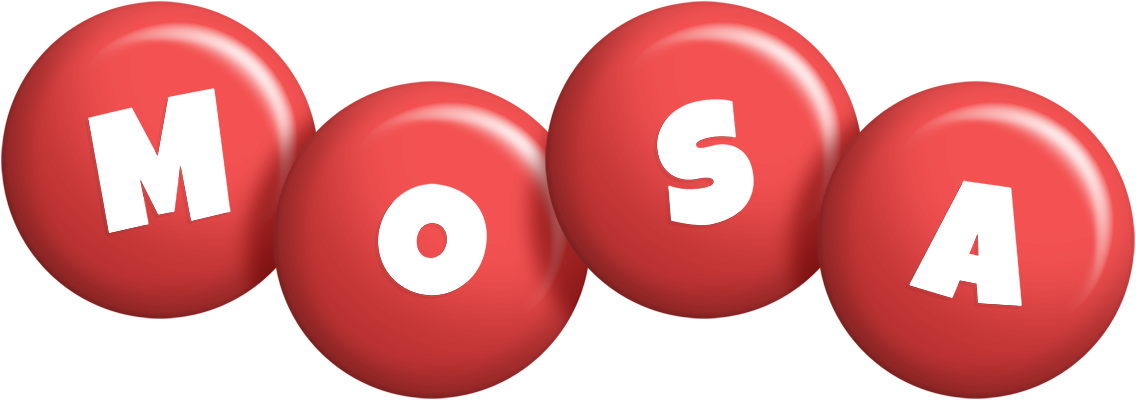 Mosa candy-red logo