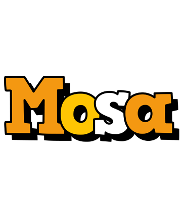 Mosa cartoon logo