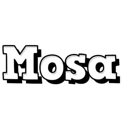 Mosa snowing logo