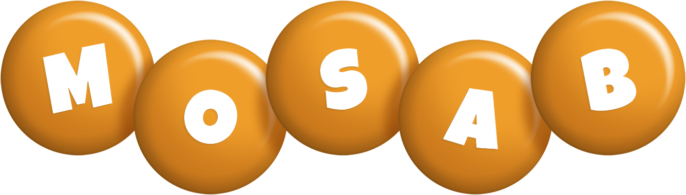 Mosab candy-orange logo