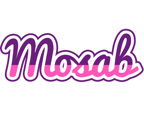 Mosab cheerful logo
