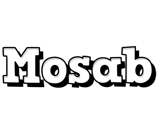 Mosab snowing logo