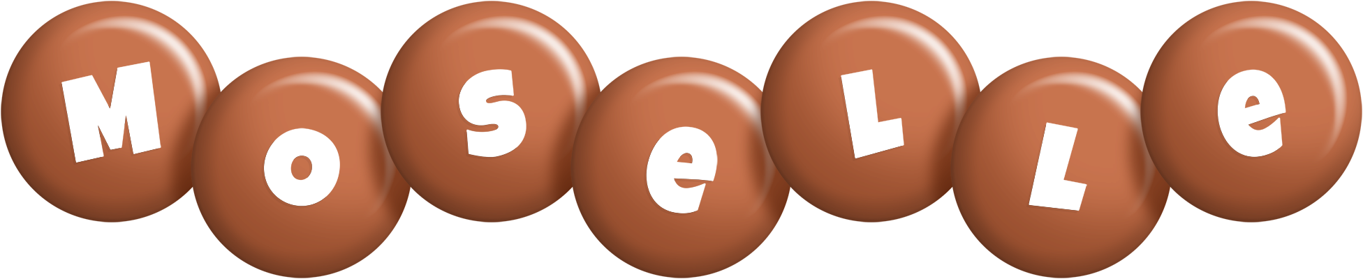 Moselle candy-brown logo
