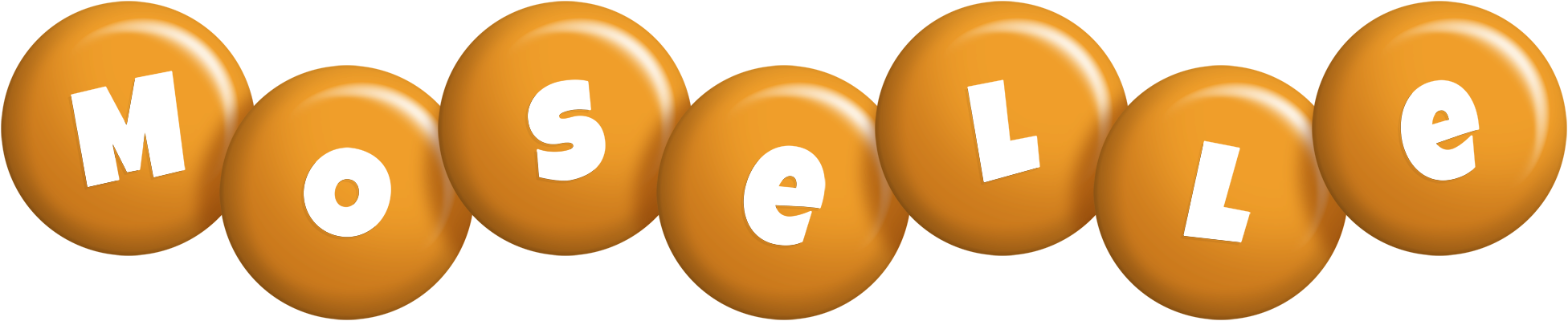 Moselle candy-orange logo