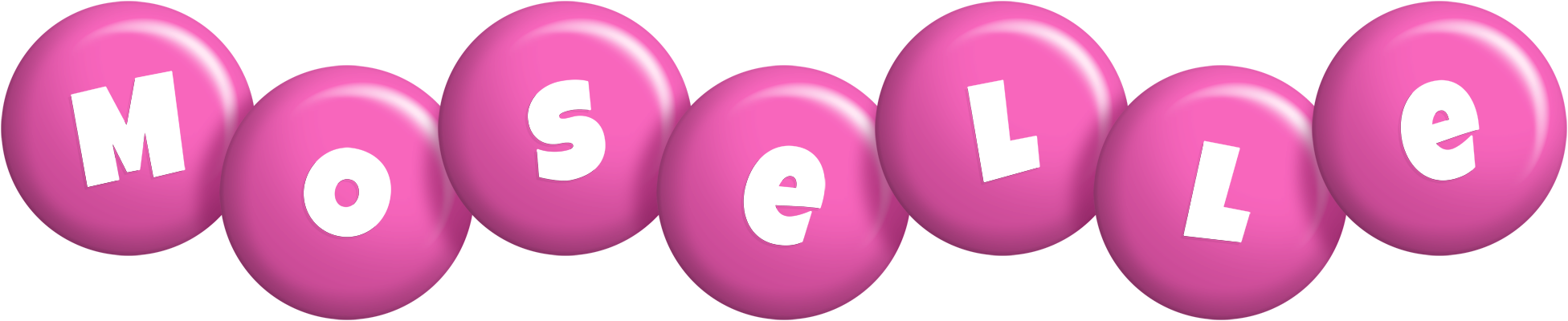 Moselle candy-pink logo