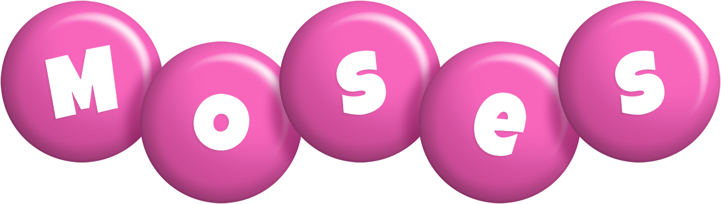 Moses candy-pink logo