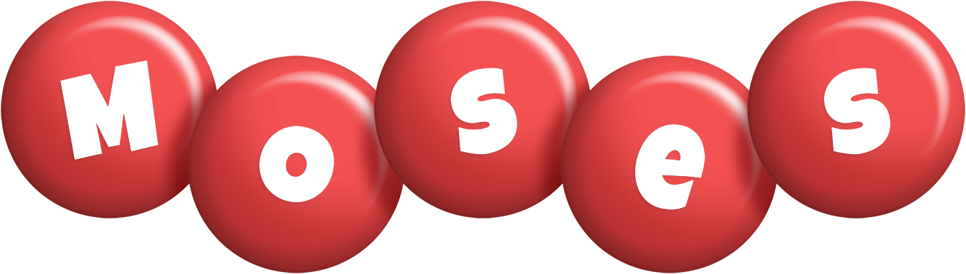 Moses candy-red logo