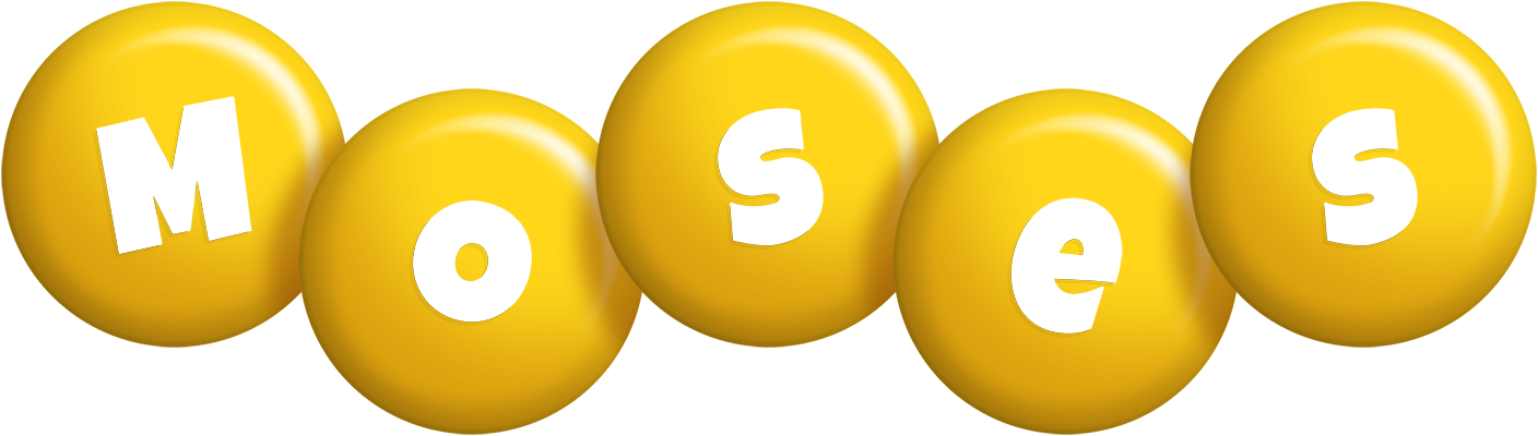 Moses candy-yellow logo