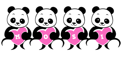 Mosi love-panda logo