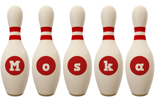 Moska bowling-pin logo