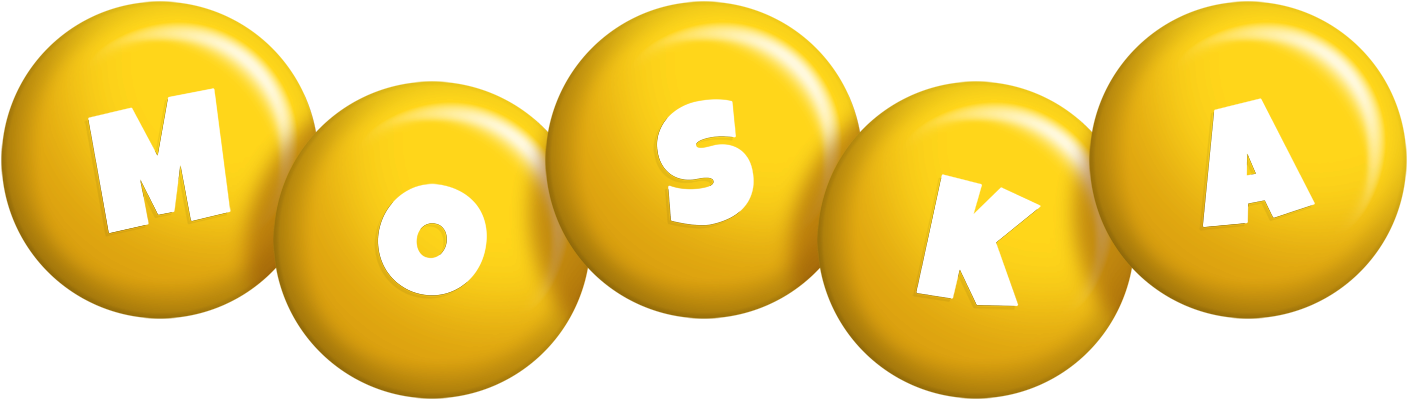 Moska candy-yellow logo