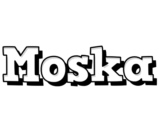 Moska snowing logo
