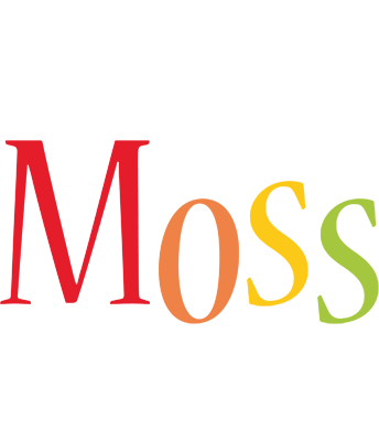 Moss birthday logo