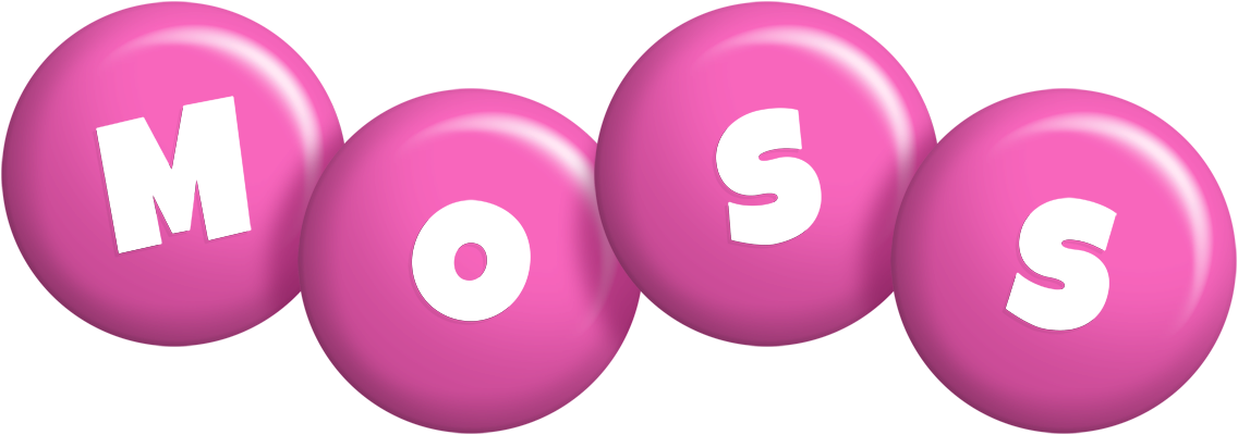 Moss candy-pink logo
