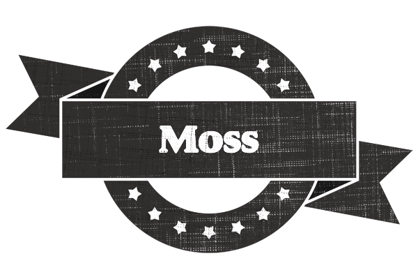 Moss grunge logo