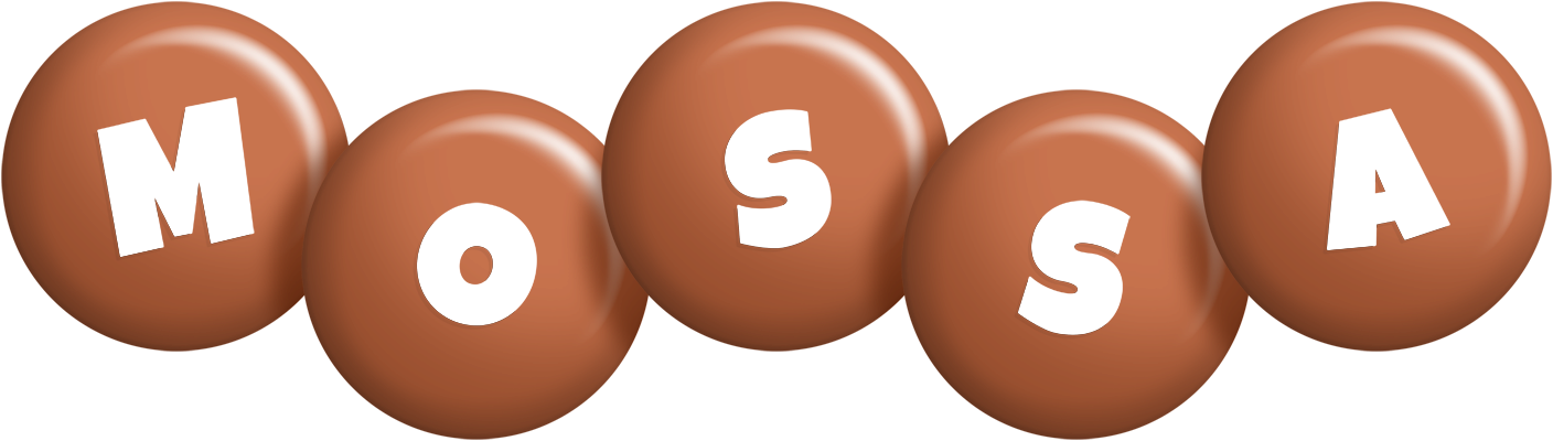 Mossa candy-brown logo