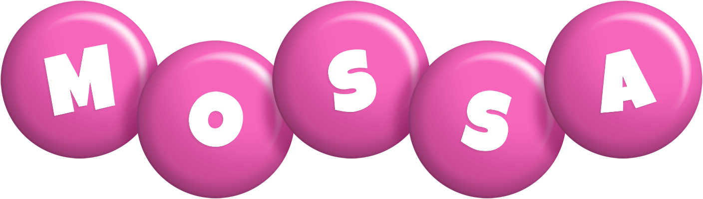 Mossa candy-pink logo