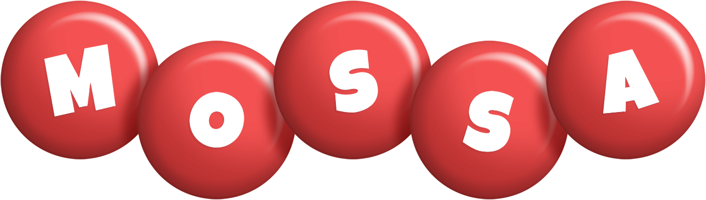 Mossa candy-red logo