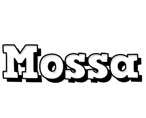 Mossa snowing logo