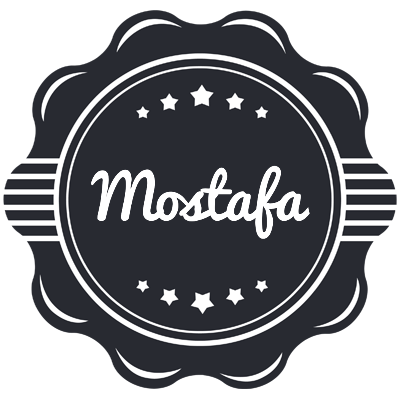 Mostafa badge logo