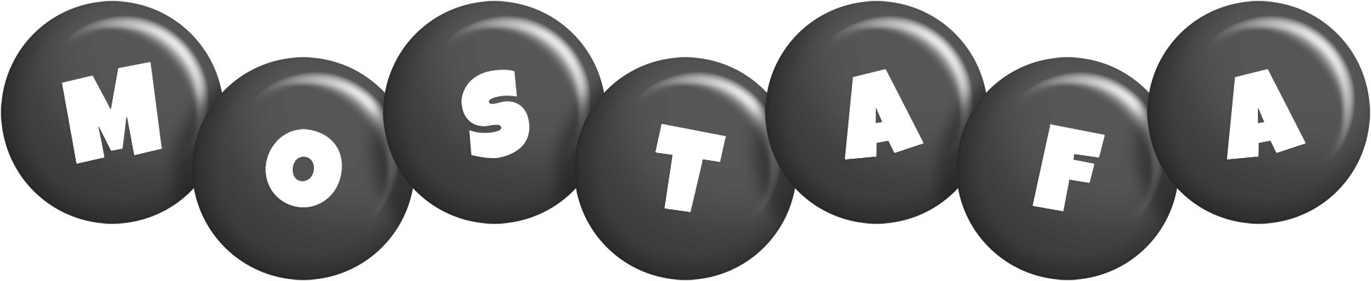Mostafa candy-black logo