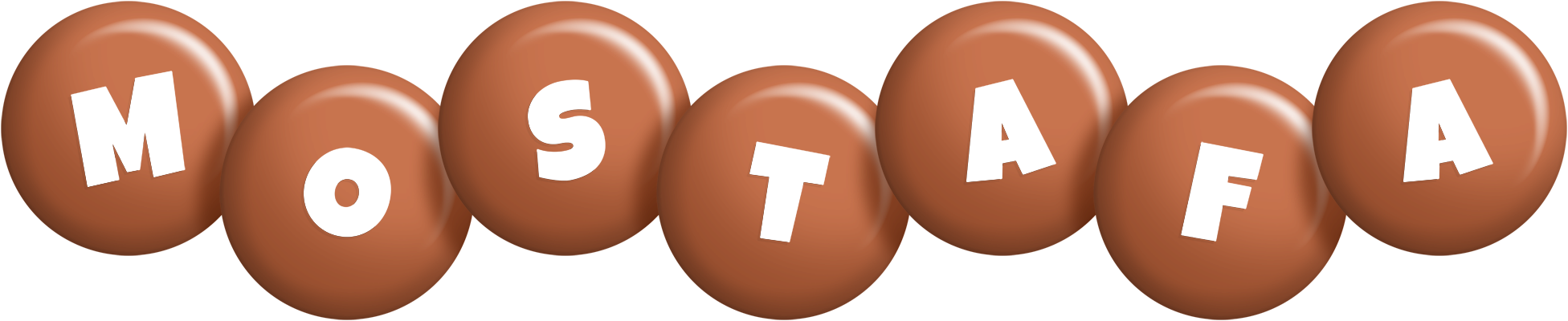 Mostafa candy-brown logo
